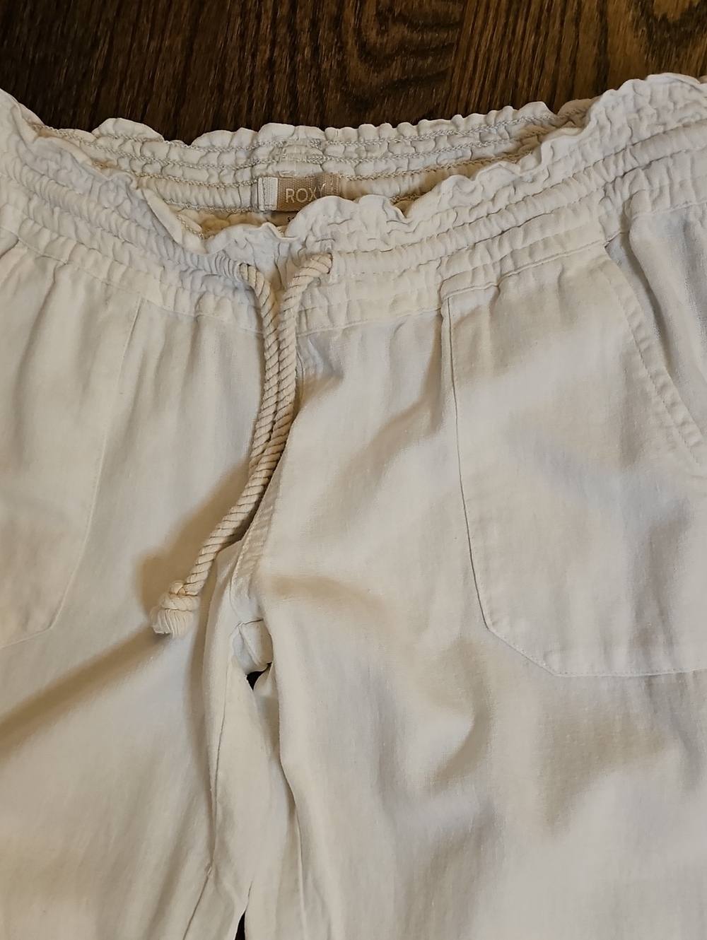 Roxy Oceanside Linen Blend Pants Size Small - Picture 3 of 11